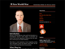 Tablet Screenshot of newworldwar.org